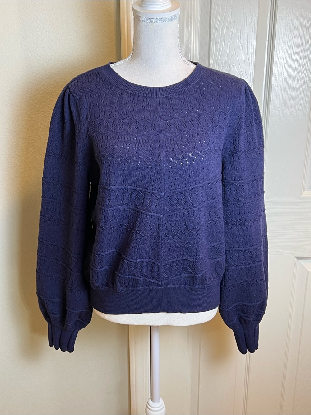DRAPER JAMES Pointelle Sweater